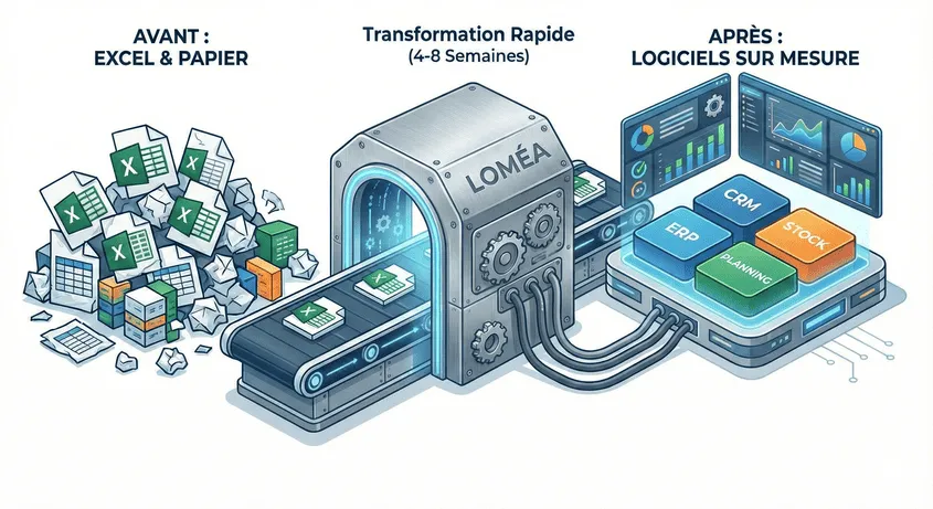 Transformation de vos tableaux Excel en solution métier